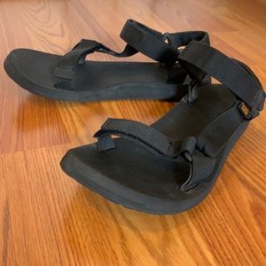 Black Teva Sandals